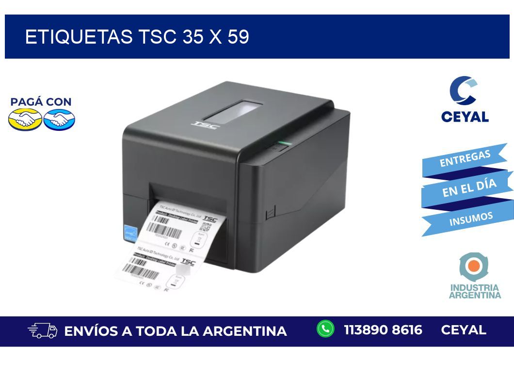 etiquetas tsc 35 x 59