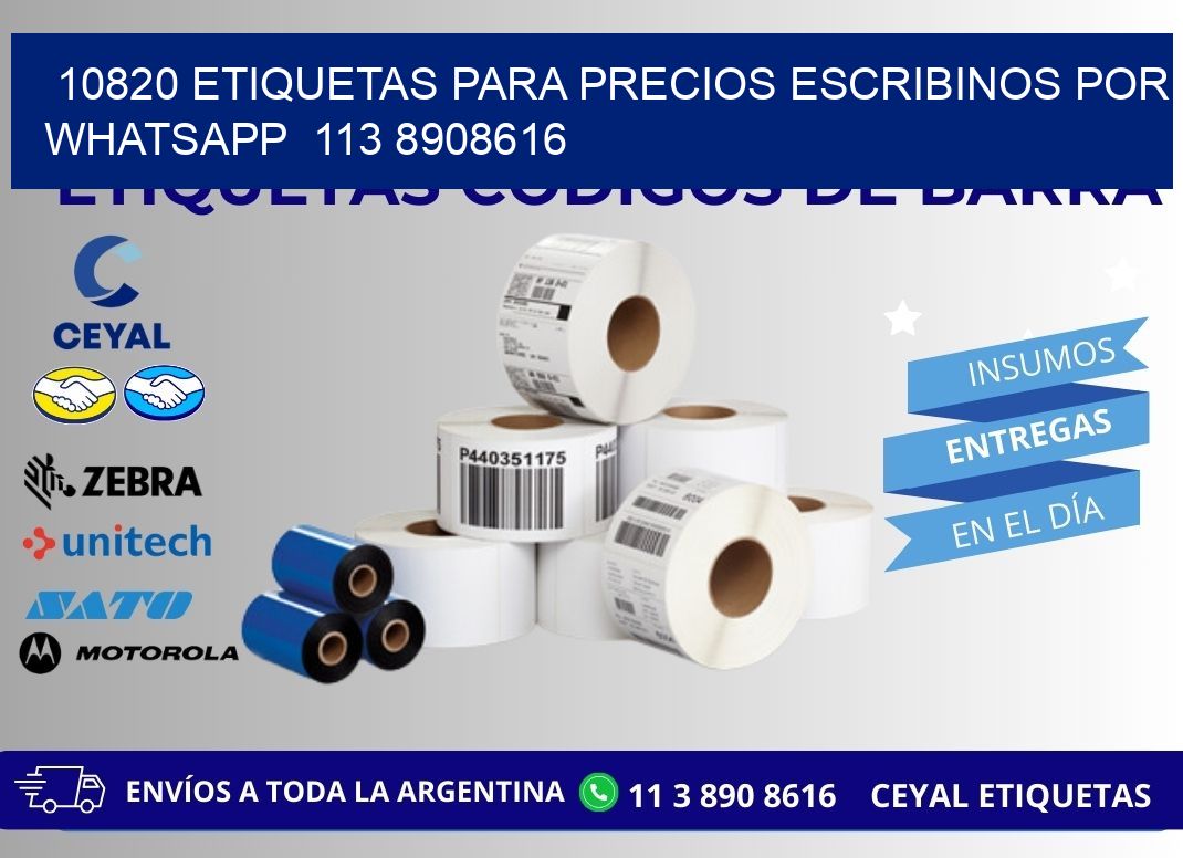 10820 ETIQUETAS PARA PRECIOS ESCRIBINOS POR WHATSAPP  113 8908616