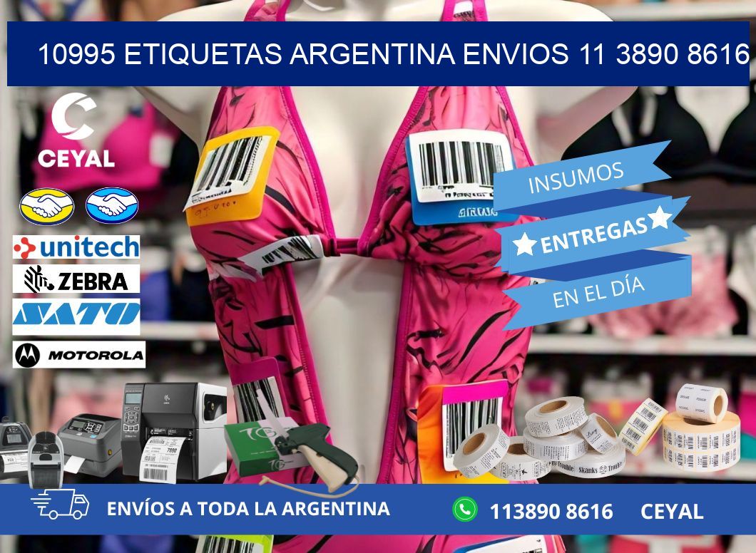 10995 ETIQUETAS ARGENTINA ENVIOS 11 3890 8616