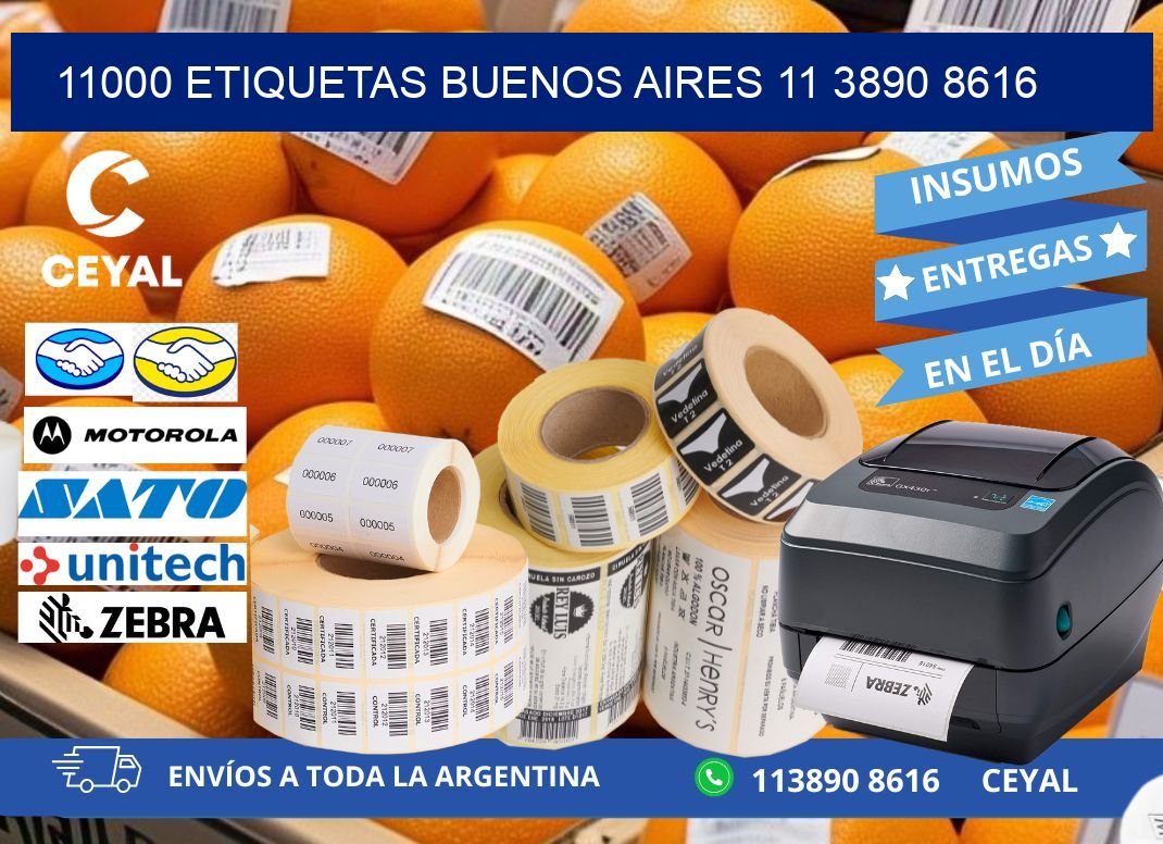 11000 ETIQUETAS BUENOS AIRES 11 3890 8616
