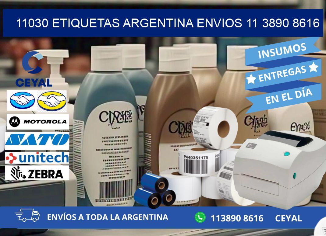 11030 ETIQUETAS ARGENTINA ENVIOS 11 3890 8616