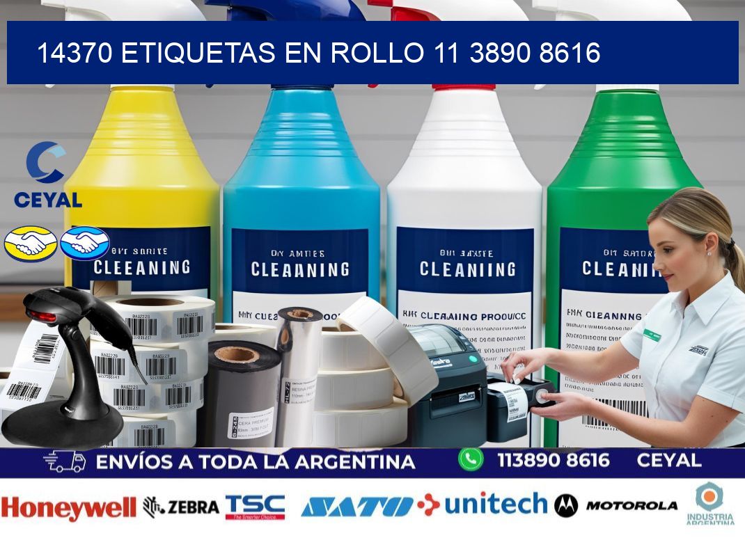 14370 ETIQUETAS EN ROLLO 11 3890 8616