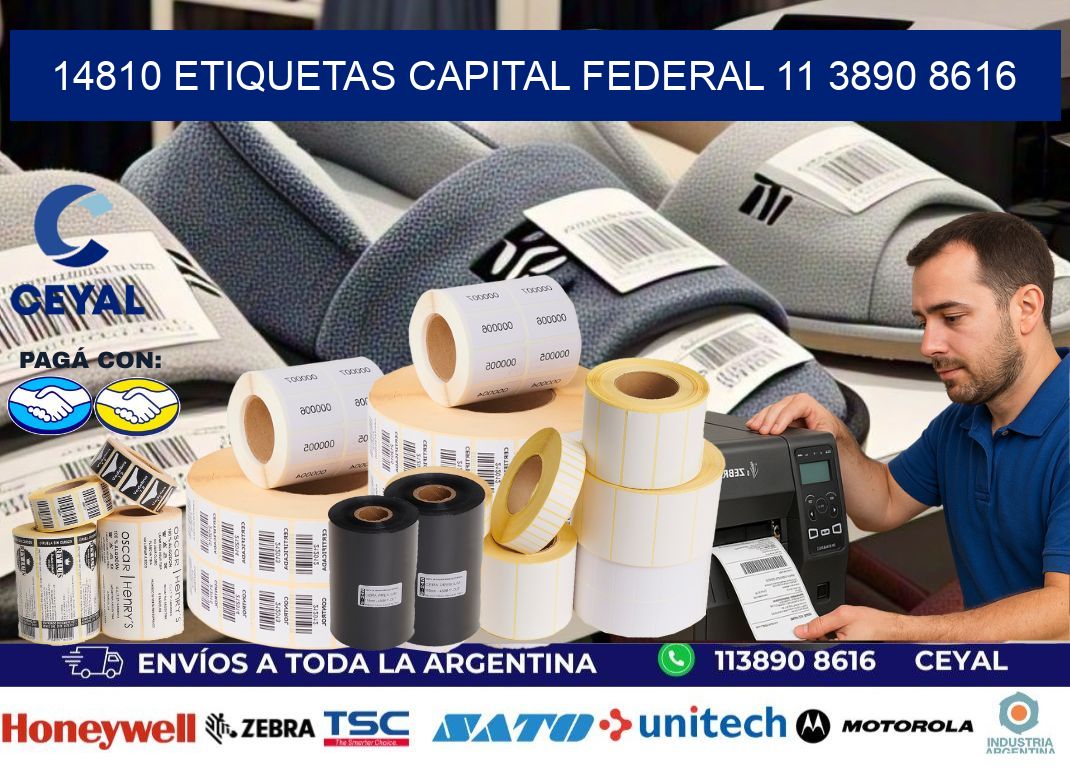 14810 ETIQUETAS CAPITAL FEDERAL 11 3890 8616