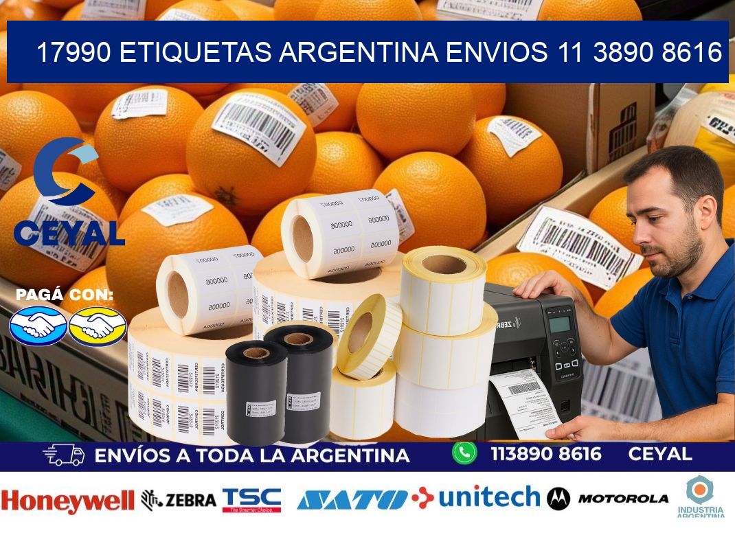 17990 ETIQUETAS ARGENTINA ENVIOS 11 3890 8616
