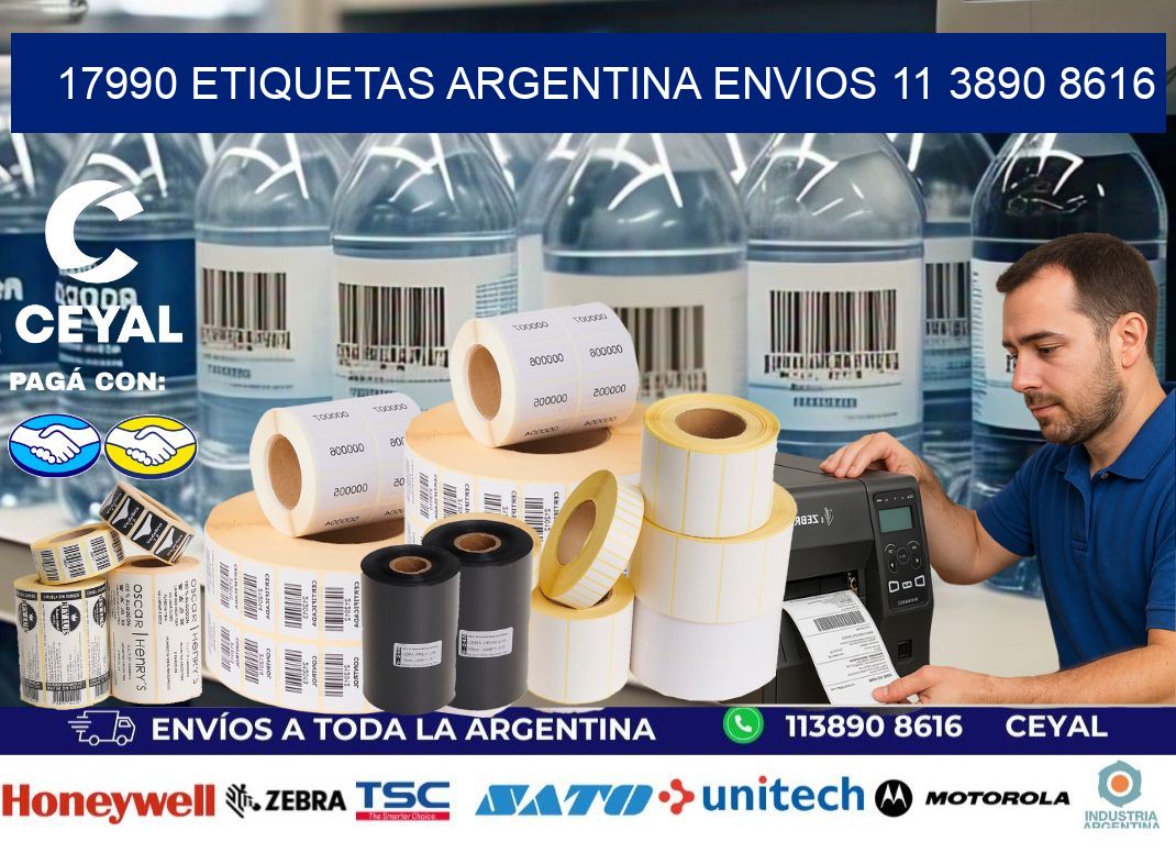 17990 ETIQUETAS ARGENTINA ENVIOS 11 3890 8616