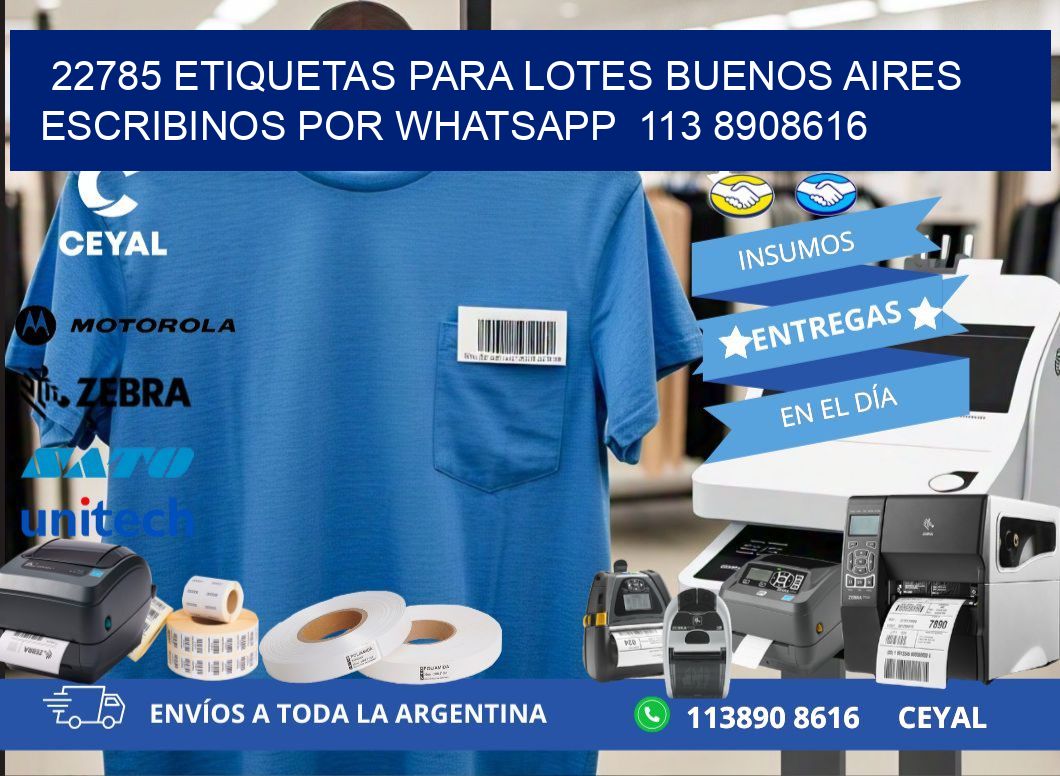 22785 ETIQUETAS PARA LOTES BUENOS AIRES ESCRIBINOS POR WHATSAPP  113 8908616