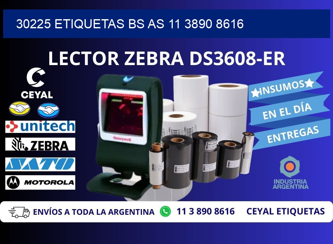 30225 ETIQUETAS BS AS 11 3890 8616
