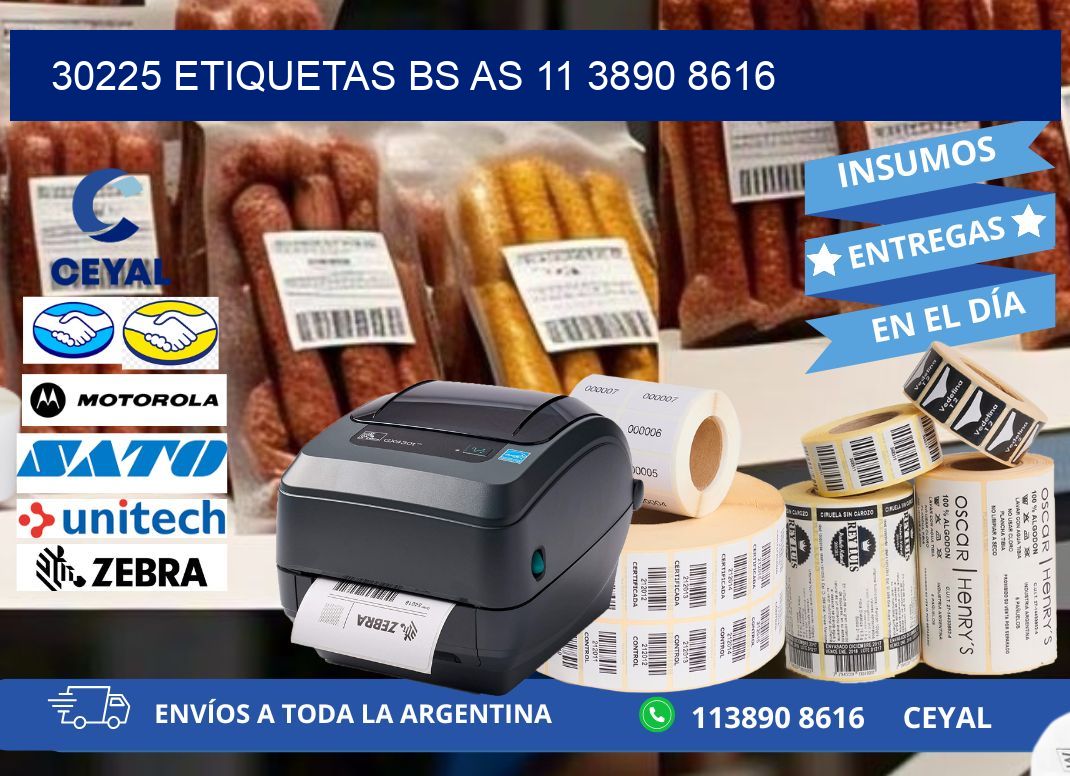 30225 ETIQUETAS BS AS 11 3890 8616