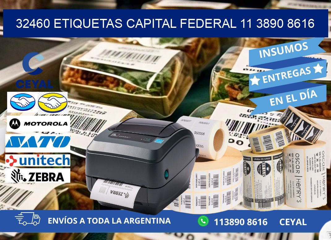32460 ETIQUETAS CAPITAL FEDERAL 11 3890 8616
