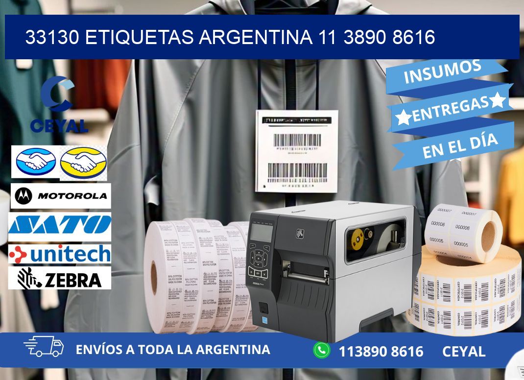 33130 ETIQUETAS ARGENTINA 11 3890 8616