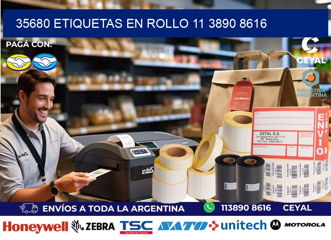 35680 ETIQUETAS EN ROLLO 11 3890 8616