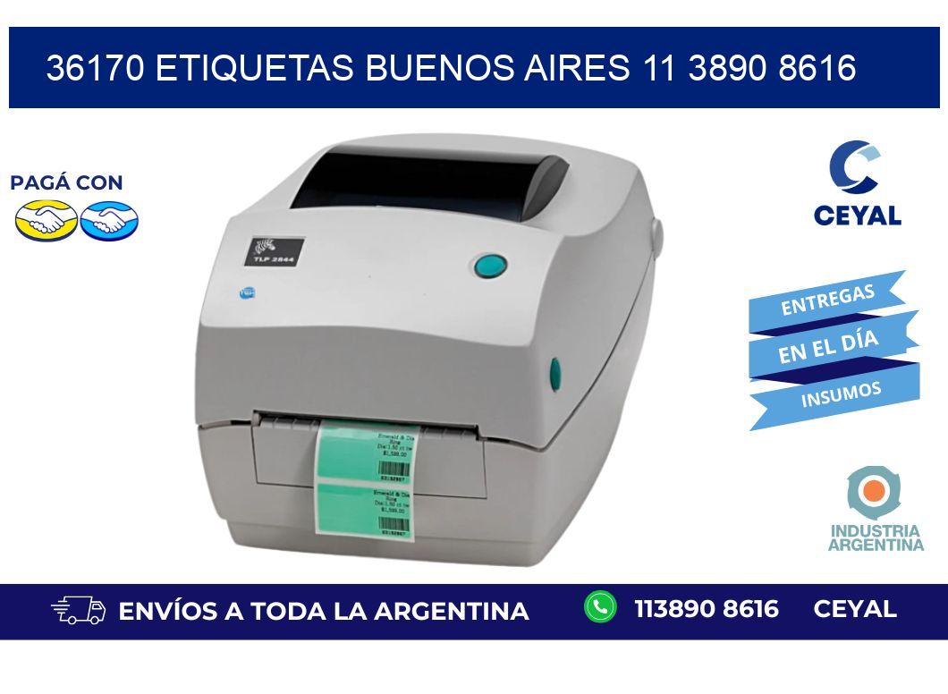 36170 ETIQUETAS BUENOS AIRES 11 3890 8616