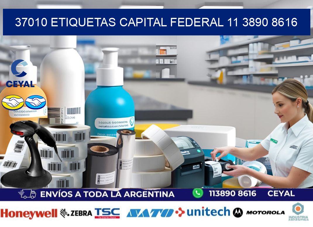 37010 ETIQUETAS CAPITAL FEDERAL 11 3890 8616