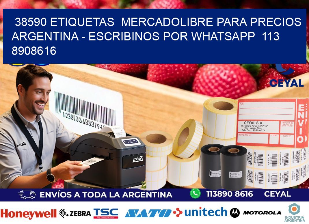 38590 ETIQUETAS  MERCADOLIBRE PARA PRECIOS ARGENTINA – ESCRIBINOS POR WHATSAPP  113 8908616