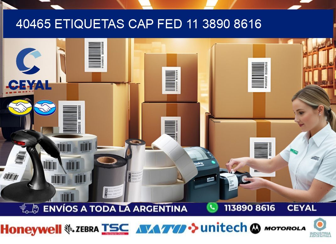 40465 ETIQUETAS CAP FED 11 3890 8616