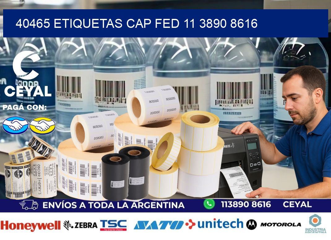 40465 ETIQUETAS CAP FED 11 3890 8616