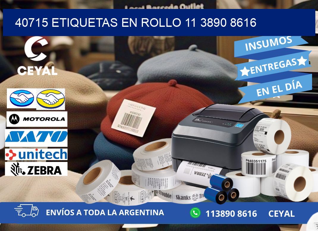 40715 ETIQUETAS EN ROLLO 11 3890 8616