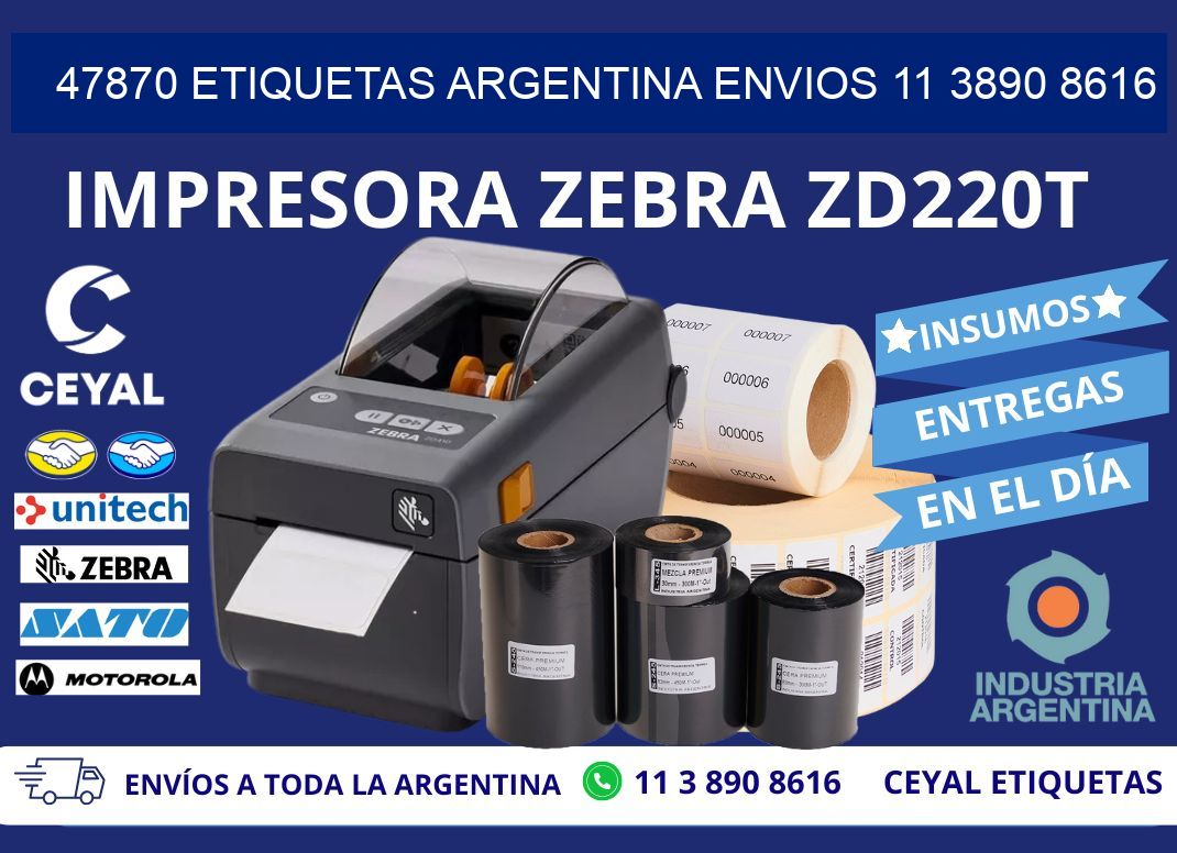 47870 ETIQUETAS ARGENTINA ENVIOS 11 3890 8616