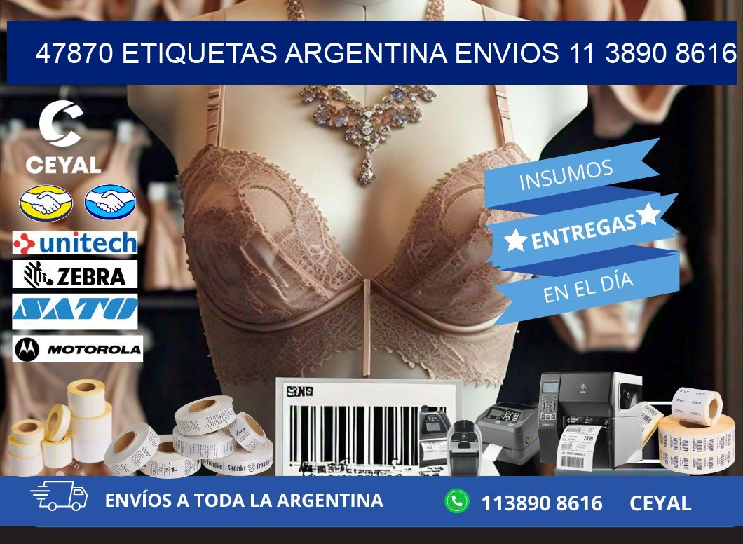 47870 ETIQUETAS ARGENTINA ENVIOS 11 3890 8616