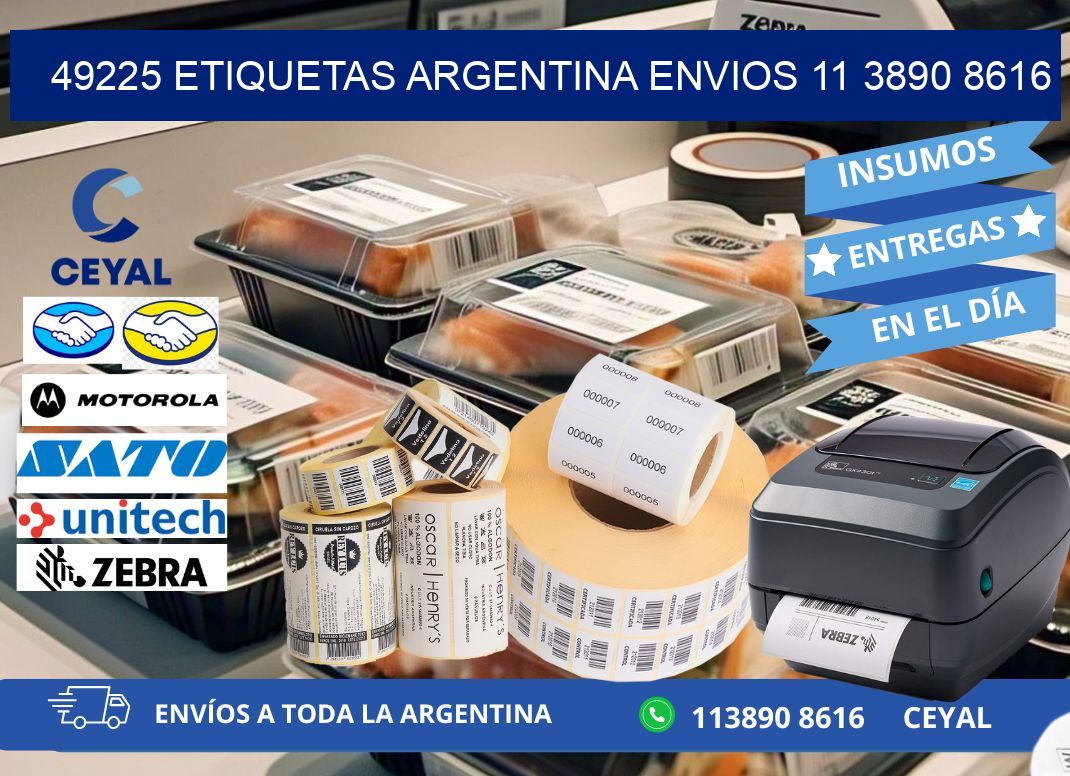 49225 ETIQUETAS ARGENTINA ENVIOS 11 3890 8616