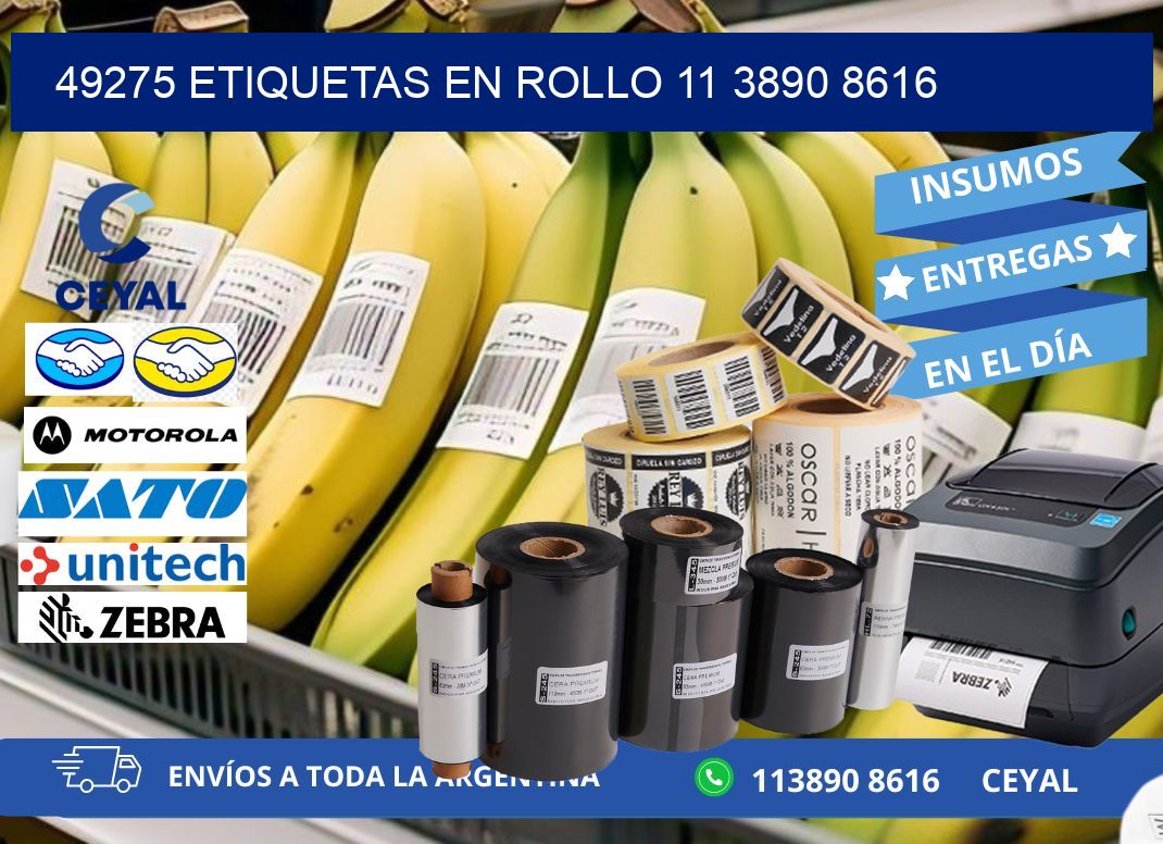 49275 ETIQUETAS EN ROLLO 11 3890 8616