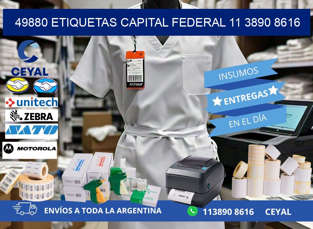 49880 ETIQUETAS CAPITAL FEDERAL 11 3890 8616