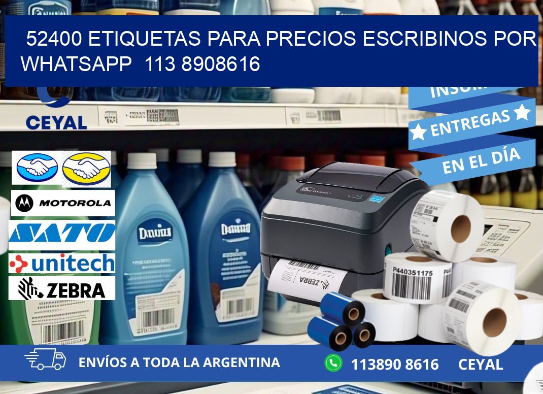 52400 ETIQUETAS PARA PRECIOS ESCRIBINOS POR WHATSAPP  113 8908616