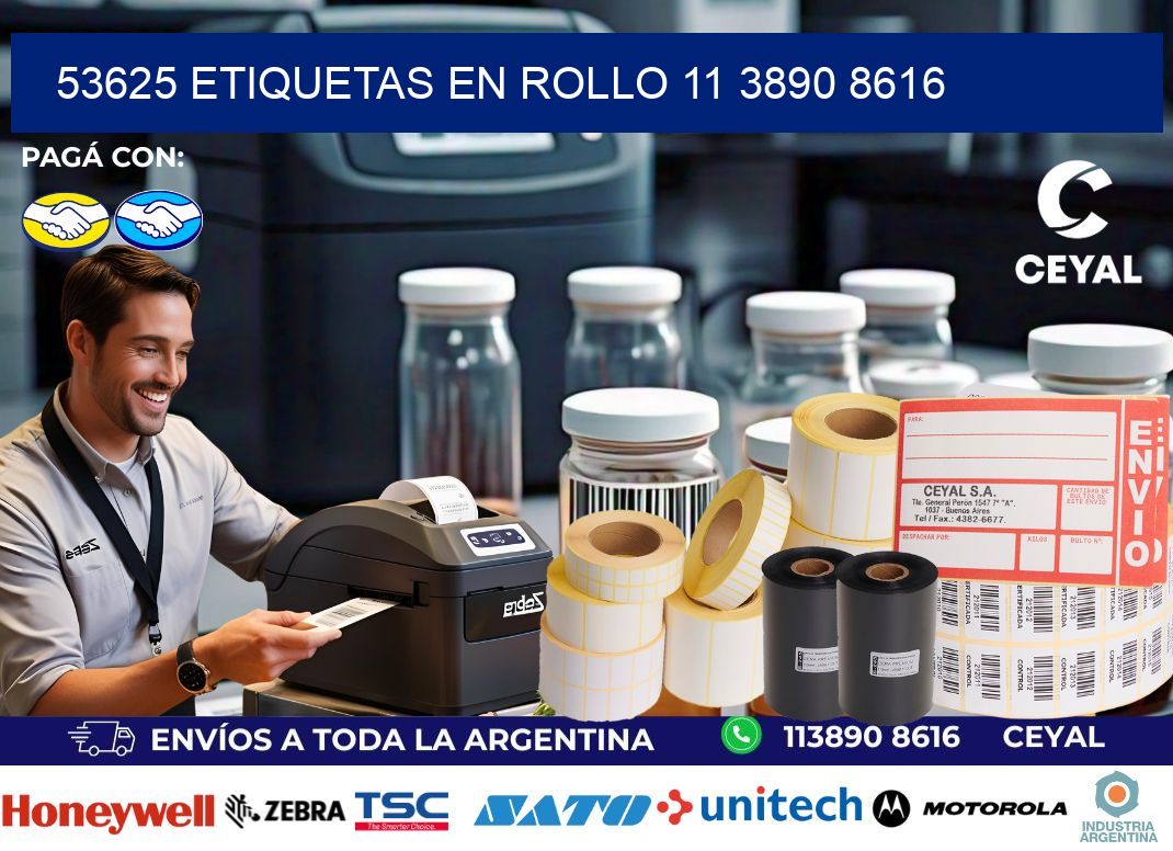 53625 ETIQUETAS EN ROLLO 11 3890 8616