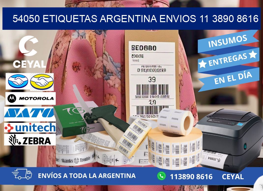 54050 ETIQUETAS ARGENTINA ENVIOS 11 3890 8616