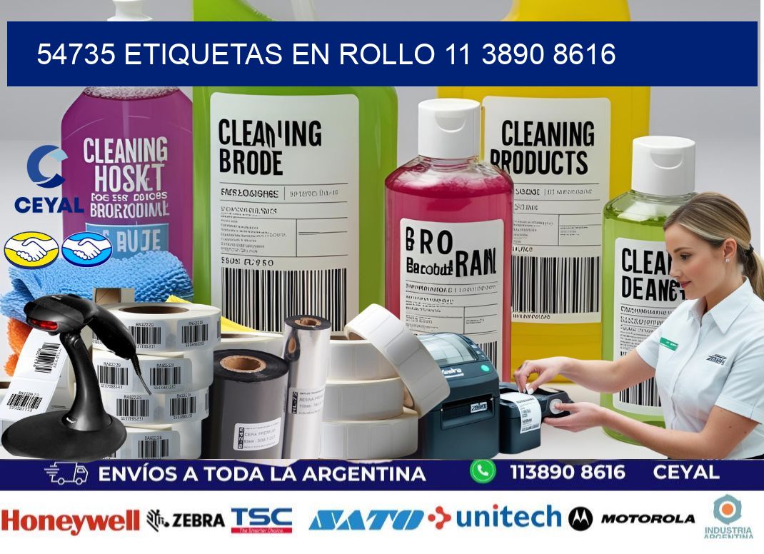 54735 ETIQUETAS EN ROLLO 11 3890 8616