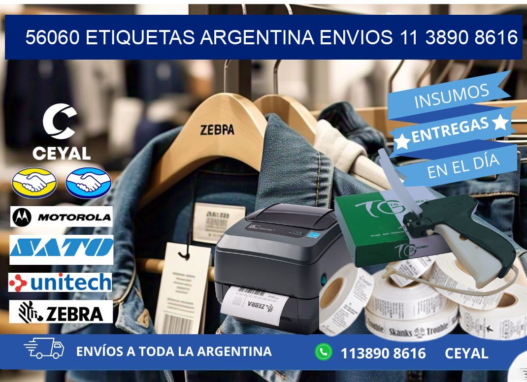 56060 ETIQUETAS ARGENTINA ENVIOS 11 3890 8616