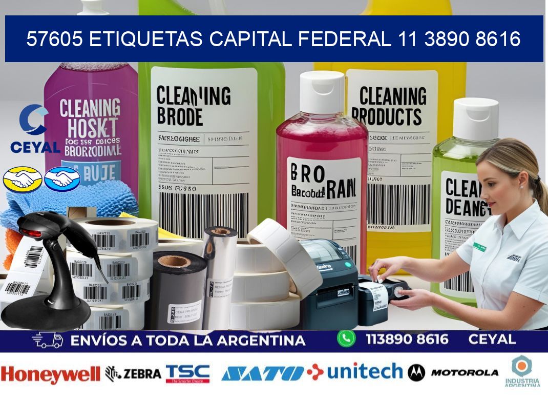 57605 ETIQUETAS CAPITAL FEDERAL 11 3890 8616