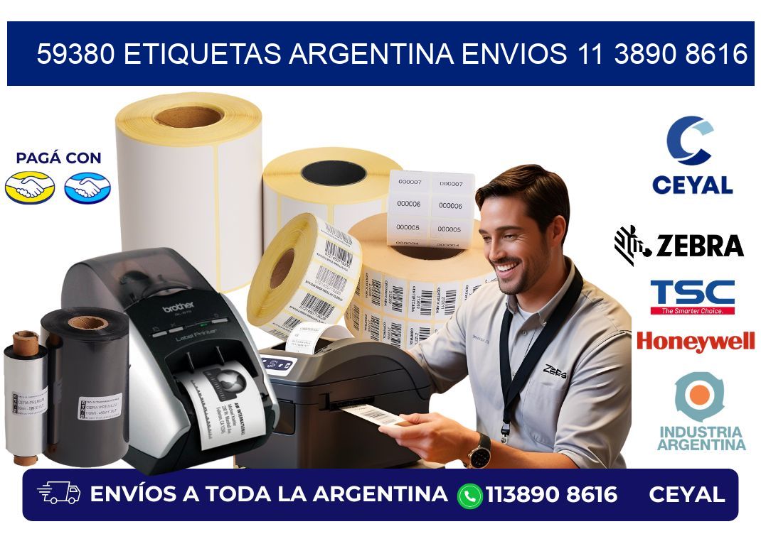 59380 ETIQUETAS ARGENTINA ENVIOS 11 3890 8616