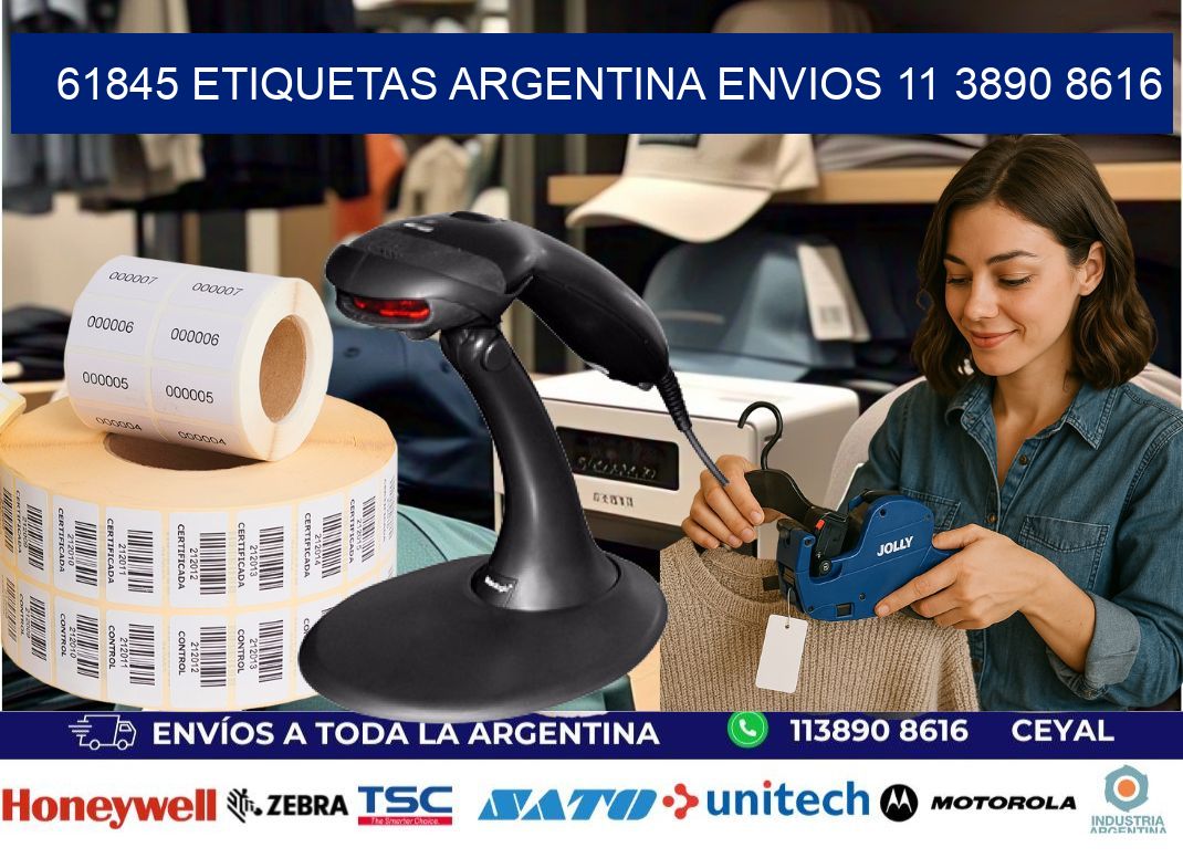 61845 ETIQUETAS ARGENTINA ENVIOS 11 3890 8616