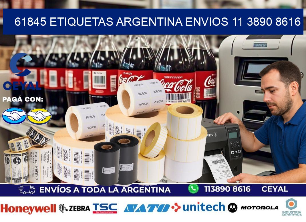 61845 ETIQUETAS ARGENTINA ENVIOS 11 3890 8616