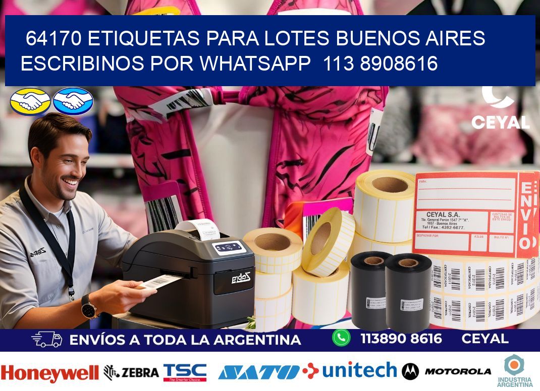64170 ETIQUETAS PARA LOTES BUENOS AIRES ESCRIBINOS POR WHATSAPP  113 8908616