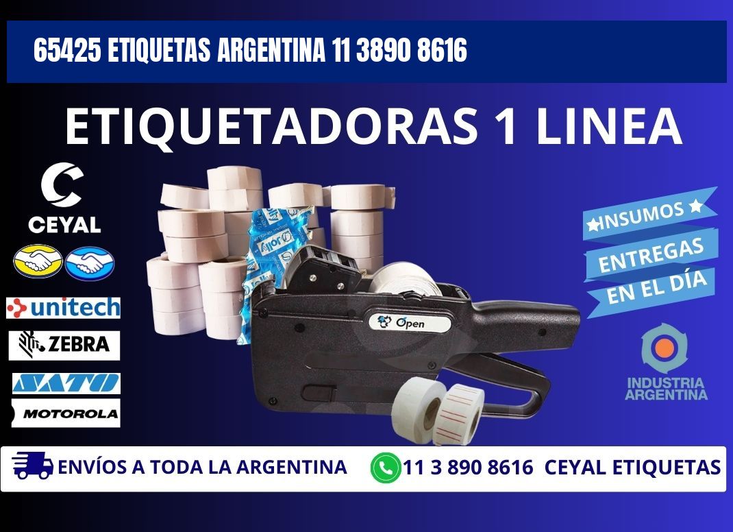 65425 ETIQUETAS ARGENTINA 11 3890 8616