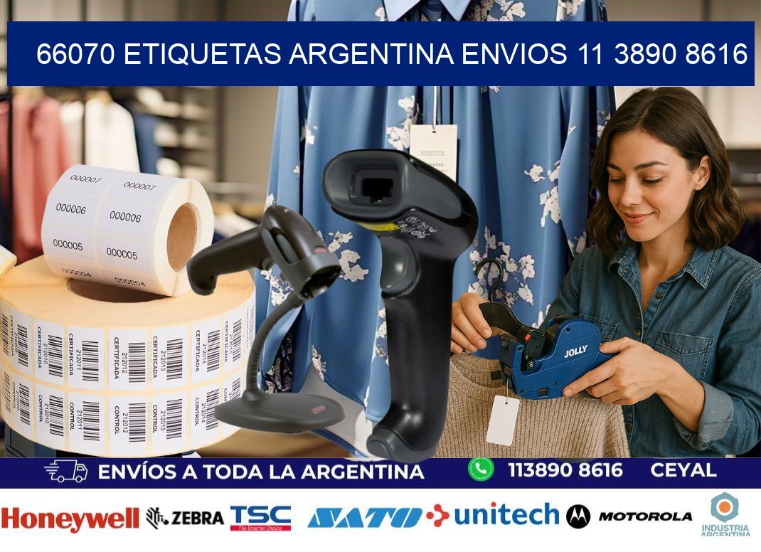66070 ETIQUETAS ARGENTINA ENVIOS 11 3890 8616