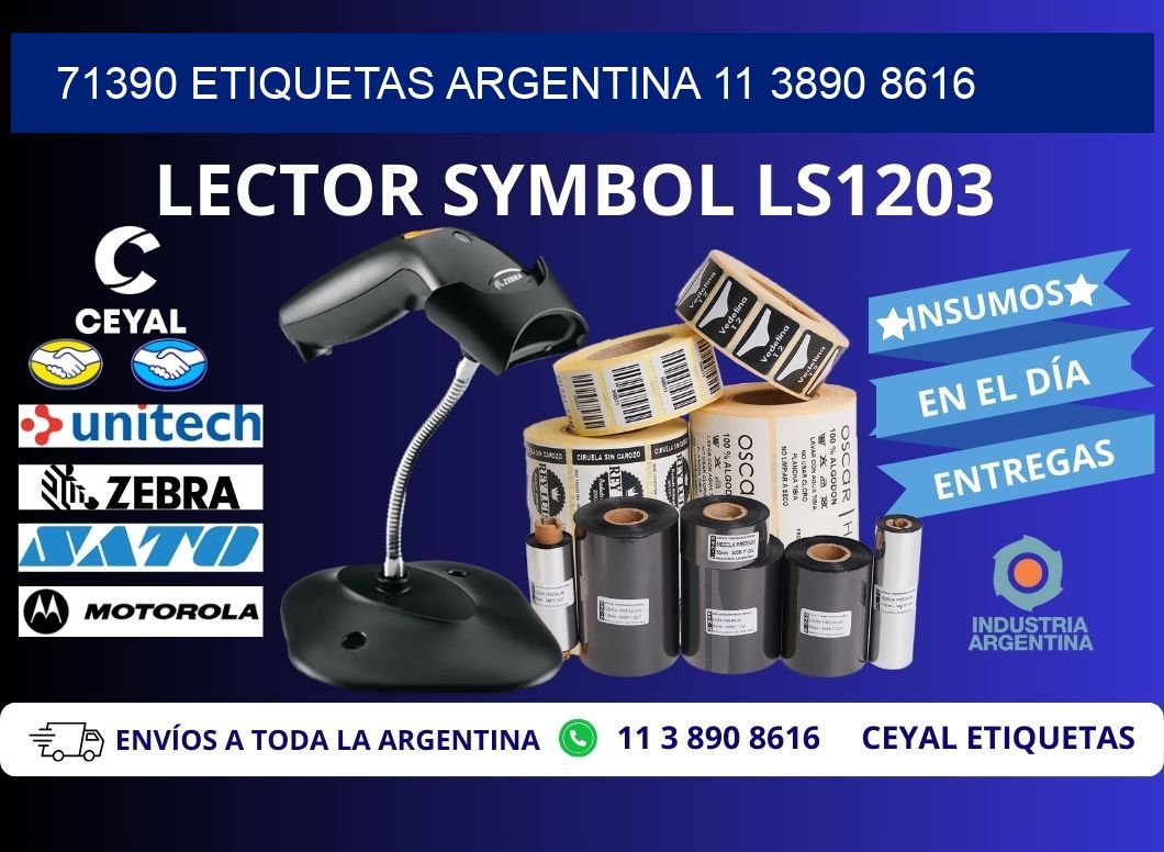 71390 ETIQUETAS ARGENTINA 11 3890 8616