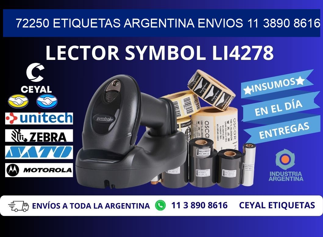 72250 ETIQUETAS ARGENTINA ENVIOS 11 3890 8616