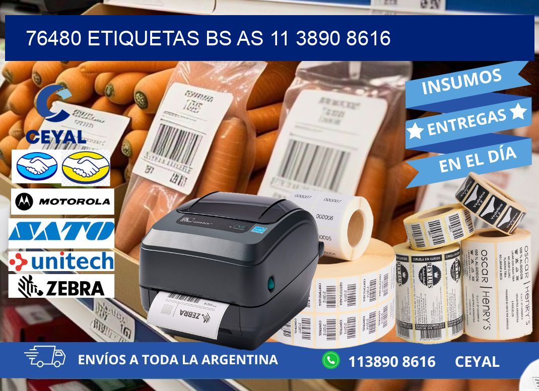 76480 ETIQUETAS BS AS 11 3890 8616
