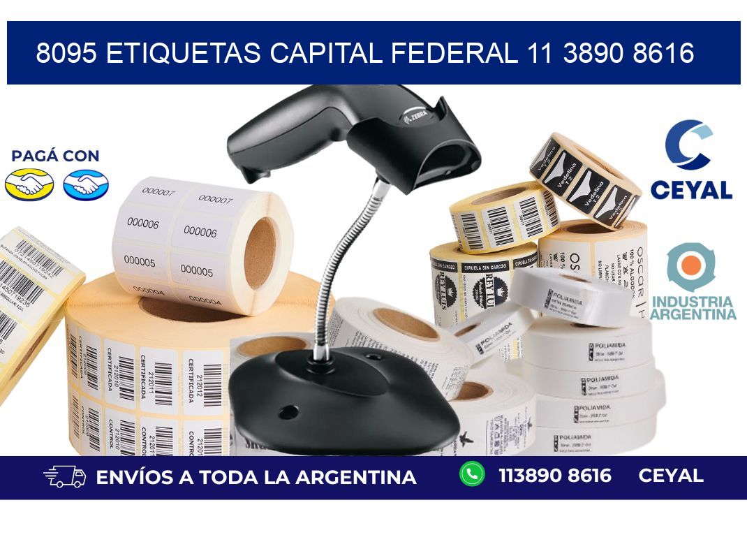 8095 ETIQUETAS CAPITAL FEDERAL 11 3890 8616