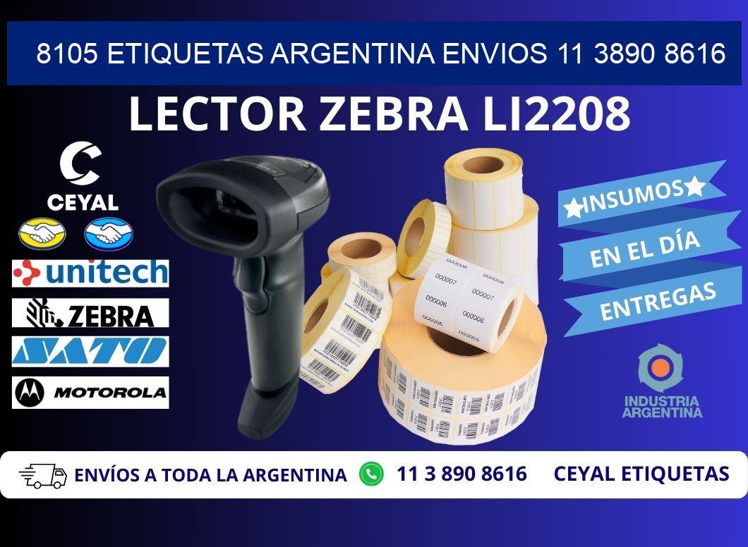 8105 ETIQUETAS ARGENTINA ENVIOS 11 3890 8616