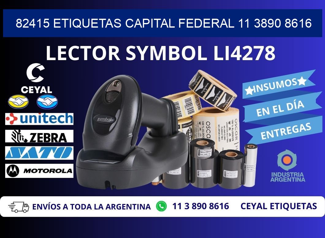 82415 ETIQUETAS CAPITAL FEDERAL 11 3890 8616