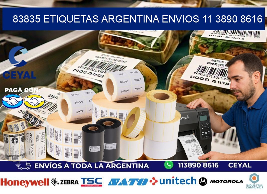83835 ETIQUETAS ARGENTINA ENVIOS 11 3890 8616