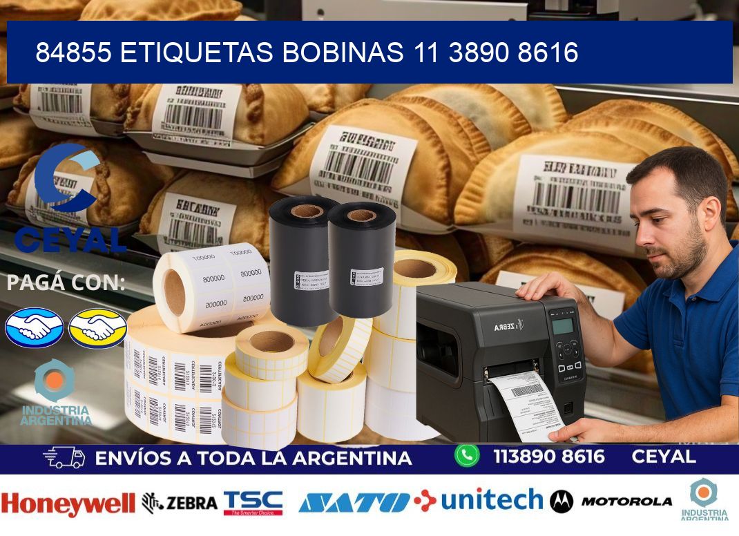 84855 ETIQUETAS BOBINAS 11 3890 8616