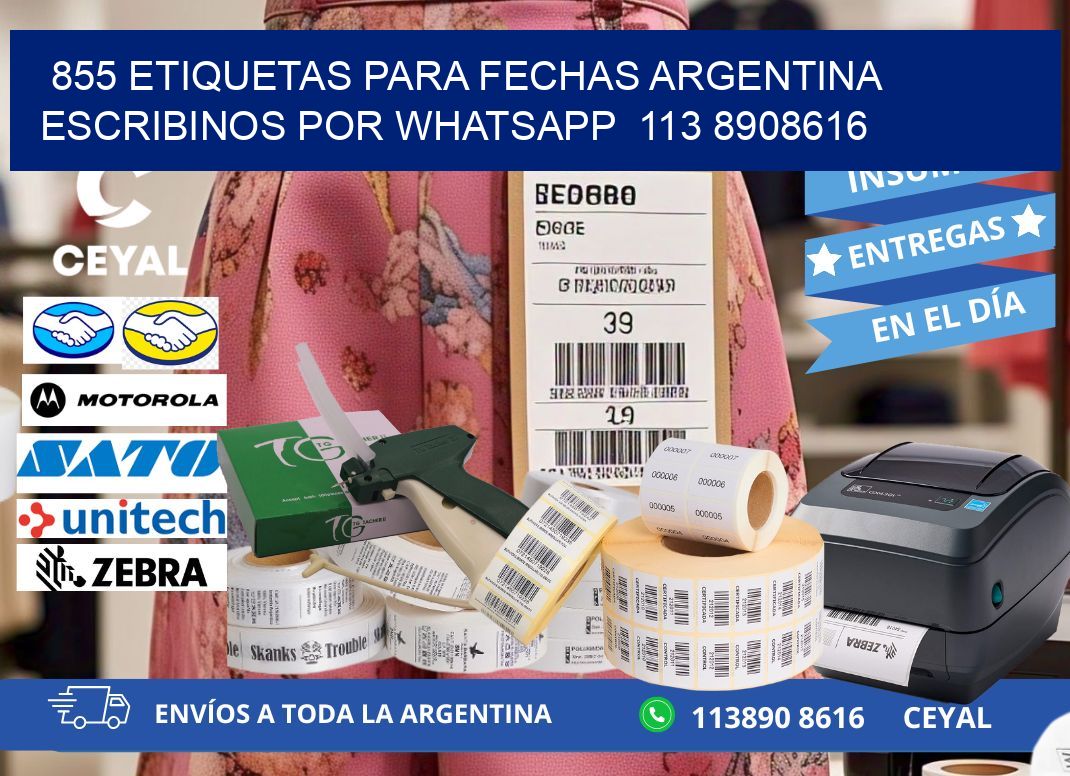 855 ETIQUETAS PARA FECHAS ARGENTINA ESCRIBINOS POR WHATSAPP  113 8908616