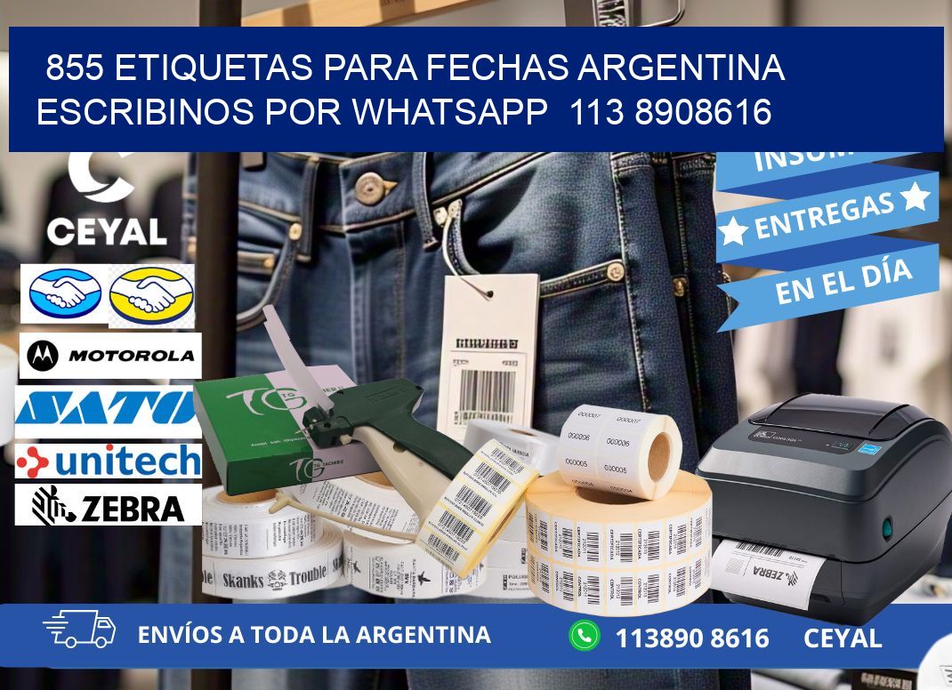 855 ETIQUETAS PARA FECHAS ARGENTINA ESCRIBINOS POR WHATSAPP  113 8908616