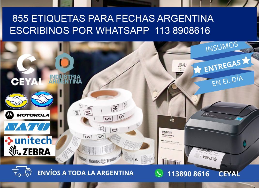 855 ETIQUETAS PARA FECHAS ARGENTINA ESCRIBINOS POR WHATSAPP  113 8908616