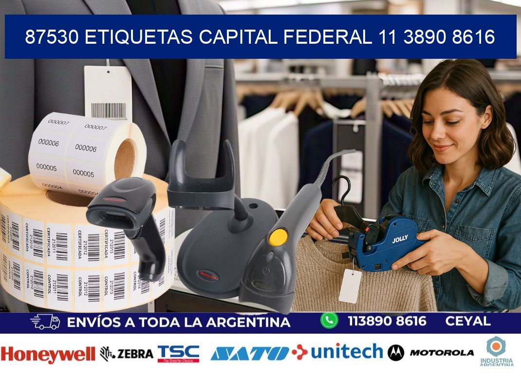87530 ETIQUETAS CAPITAL FEDERAL 11 3890 8616